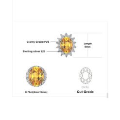 yellow earrings 203-05