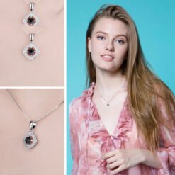 Black Spinel necklace 258-03