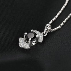 Black Spinel necklace 258-04
