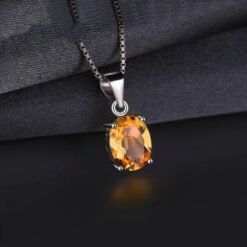 Citrine necklace 274-02
