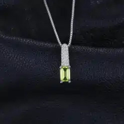 Emerald Cut necklace 286-02
