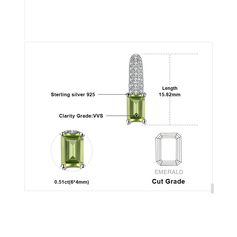 Emerald Cut necklace 286-06
