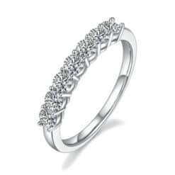Moissanite Wedding Band 303-001
