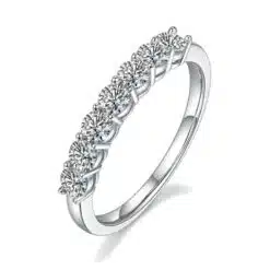 Moissanite Wedding Band 303-001