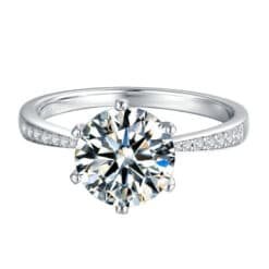 Moissanite Wedding Band 304-001