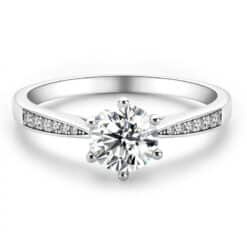 Moissanite Wedding Band 304-005