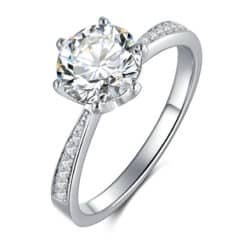 Moissanite Wedding Band 304-006