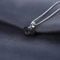 black spinel pendant 280-03