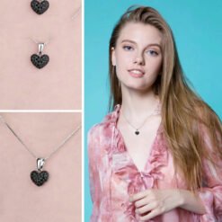 black spinel pendant 280-04