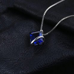blue sapphire pendant 273-04