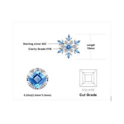 blue topaz necklace 249-05