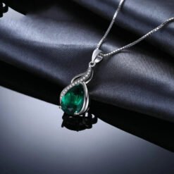 emerald pendant necklace 267-004
