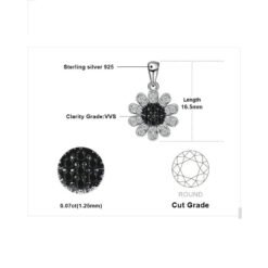flower pendant necklace 261-05