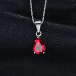 garnet pendant 297-02