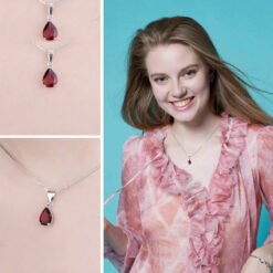 garnet pendant 297-03