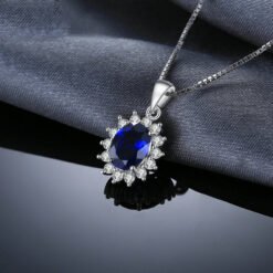 gemstone pendant necklace 293-02