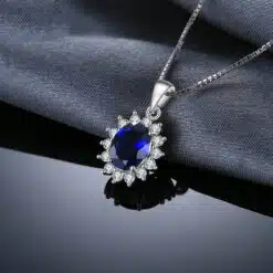gemstone pendant necklace 293-02