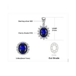 gemstone pendant necklace 293-04