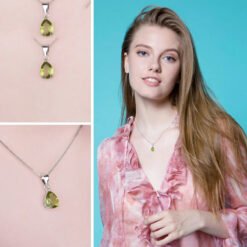 green stone pendant 294-03