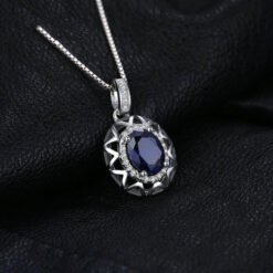 lab Sapphire necklace 279-04
