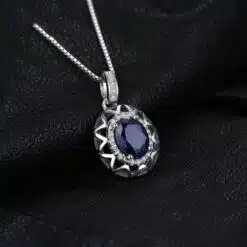 lab Sapphire necklace 279-04