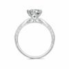 moissanite round engagement rings 301-05