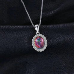 multi stone necklace 289-02