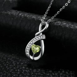 peridot necklace 264-02