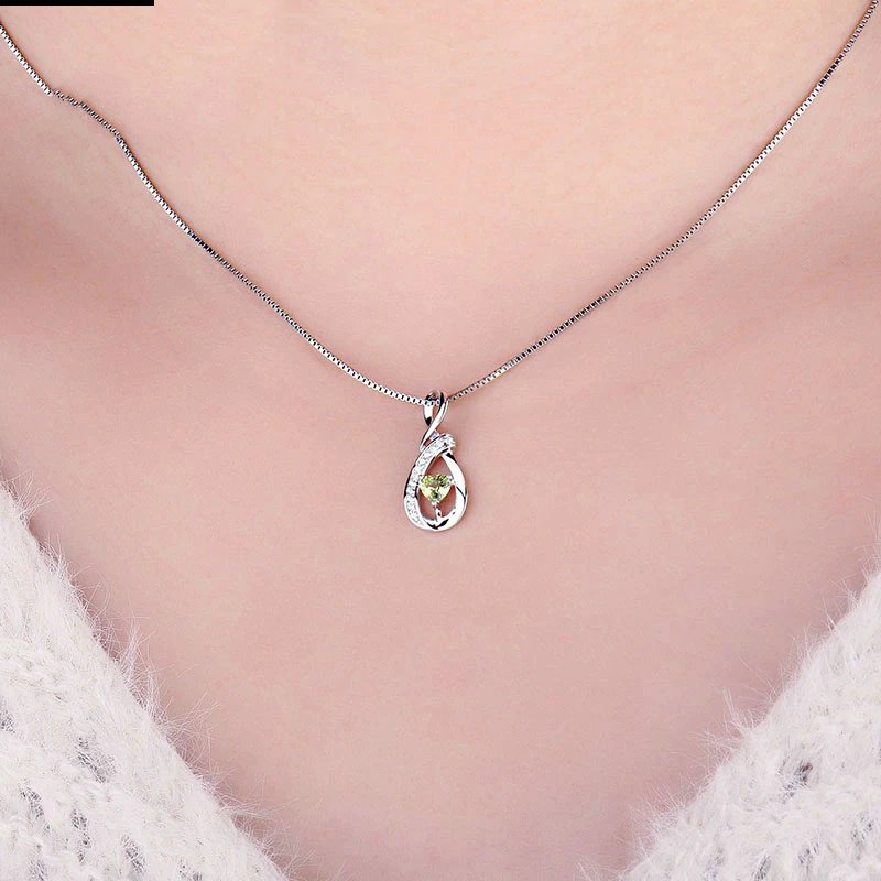 peridot necklace 264-03