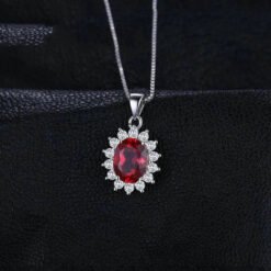 red stone necklace 271-02