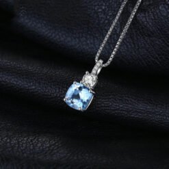 sky blue stone necklace 272-02
