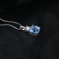 sky blue stone necklace 272-04