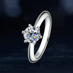 women Moissanite Ring 302-005