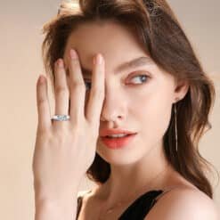 2ct moissanite ring 307-002