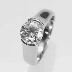 2ct moissanite ring 307-005