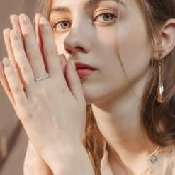 Moissanite Band 305-001