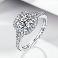 moissanite engagement ring 309-007