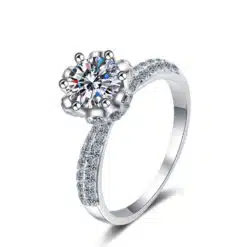 3 carat moissanite ring 325-003