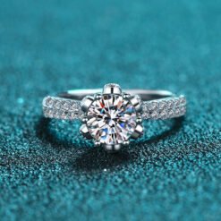 3 carat moissanite ring 325-004