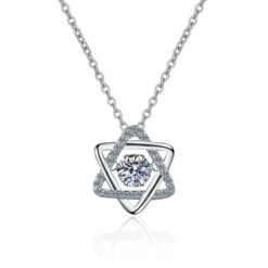 6 point star necklace 395-001