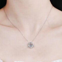 6 point star necklace 395-003