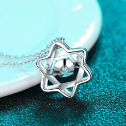 6 point star necklace 395-004