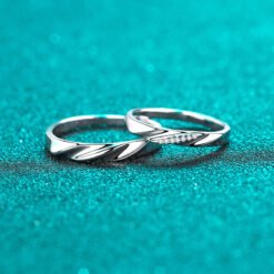 couple rings silver 328-001