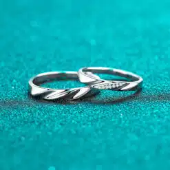 couple rings silver 328-001