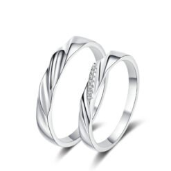 couple rings silver 328-003