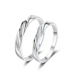 couple rings silver 328-003