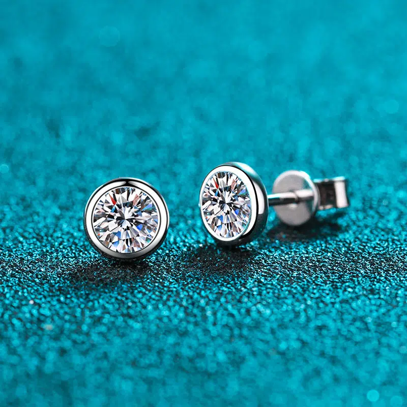 earrings studs silver 418-003