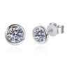 earrings studs silver 418-004