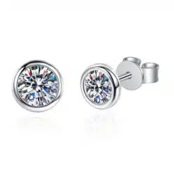 earrings studs silver 418-004