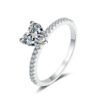 heart engagement rings 349-002